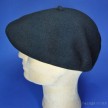 béret basque Homme Noir en laine imperméable