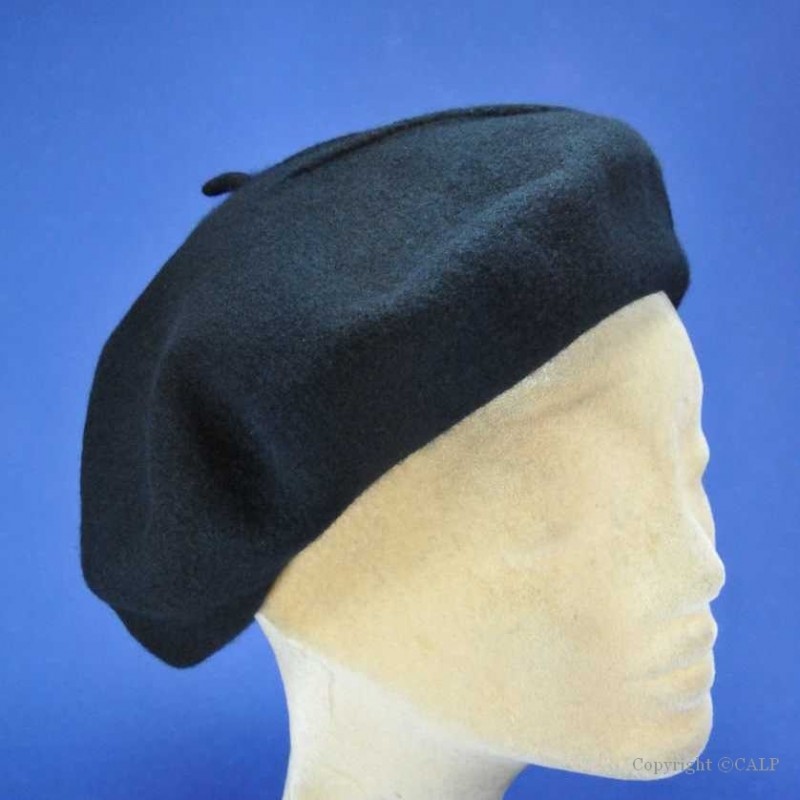 Véritable Béret Vintage. Béret de luxe Granada pure laine imperméable