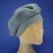 Béret élastique gris femme