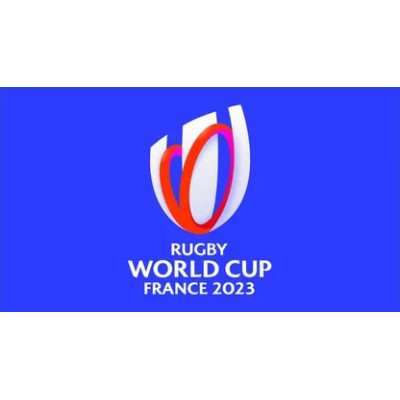 coupe du monde de rugby 2023 Beret bleu marine avec pin's officiel