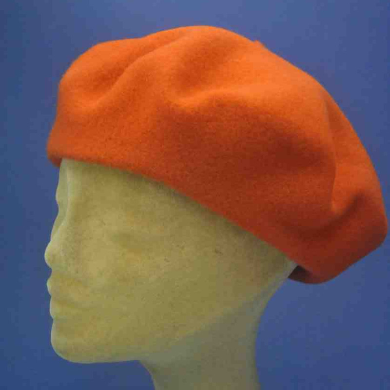 Beret femme camel