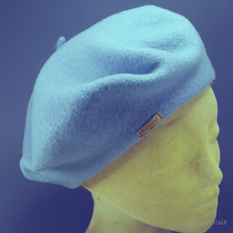 Fait main: Béret Femme en Laine sans Pompon. Multicolore