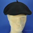 Beret Basque Homme Noir 11,5" pouces ou 26,7 cm - 190g