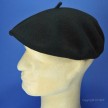Beret Basque Homme Noir 11,5" pouces ou 26,7 cm - 650g/m²