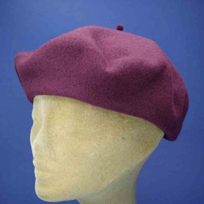 Béret femme 100 % laine de mérinos fabriqué au pays basque