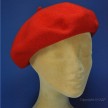 Beret Femme rouge et noir Elosegui