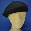 Beret Femme noir et rouge Elosegui